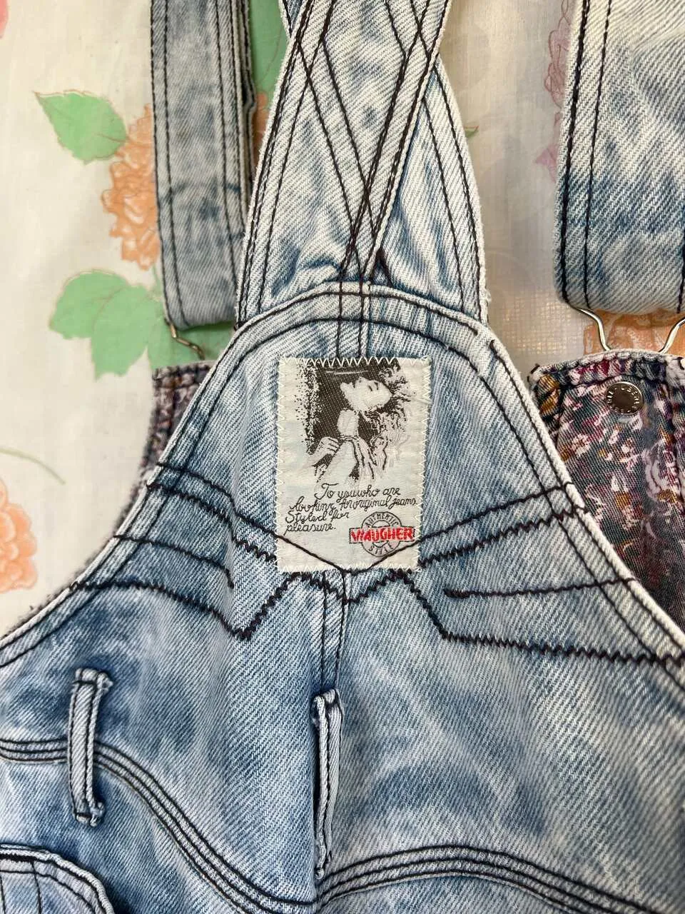 Unique Denim Vintage Overall