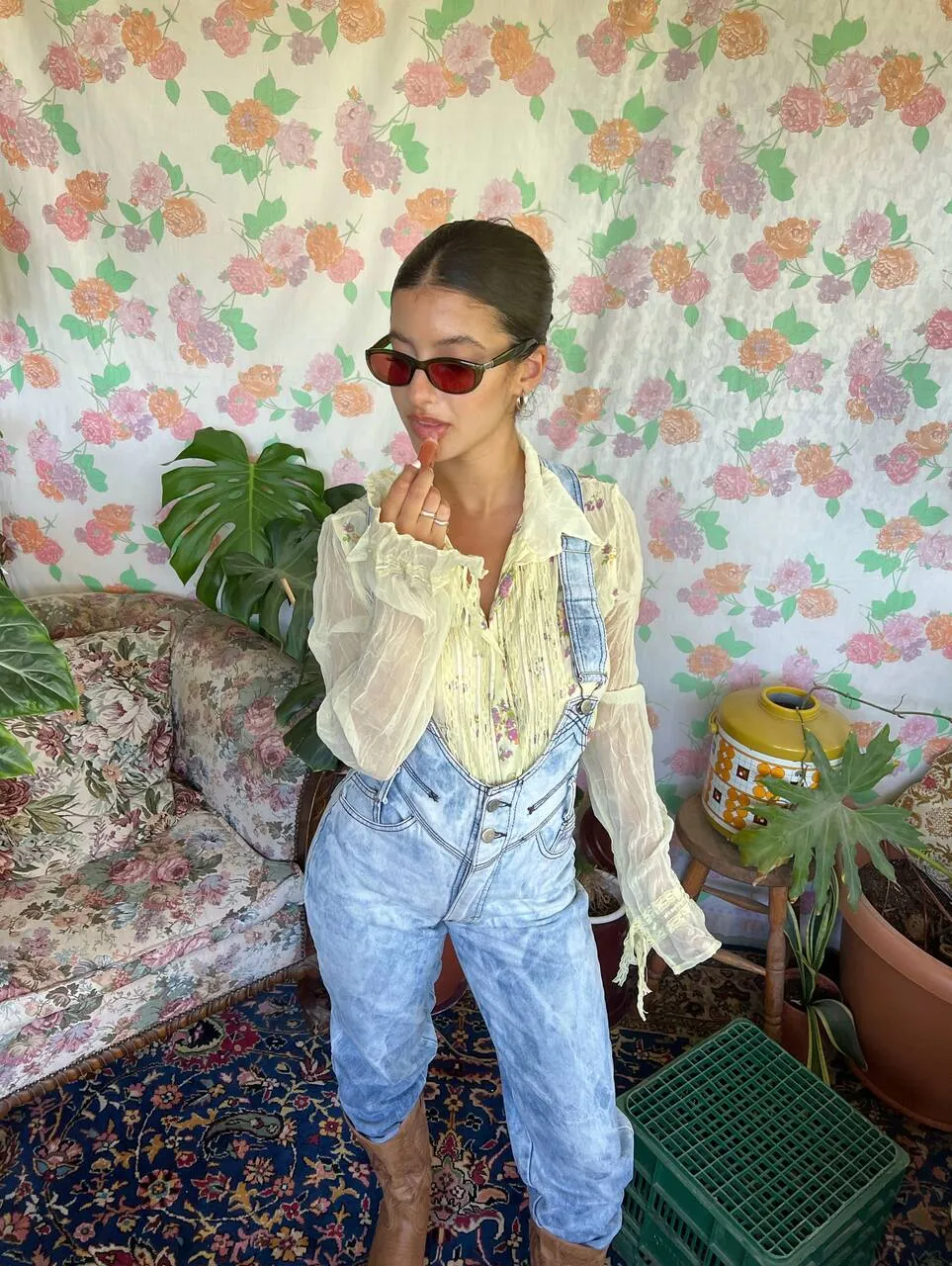 Unique Denim Vintage Overall