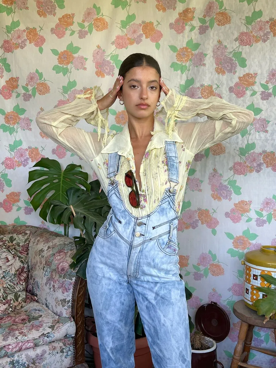 Unique Denim Vintage Overall