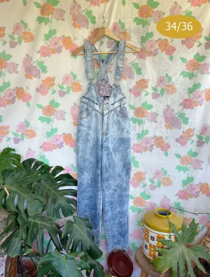 Unique Denim Vintage Overall