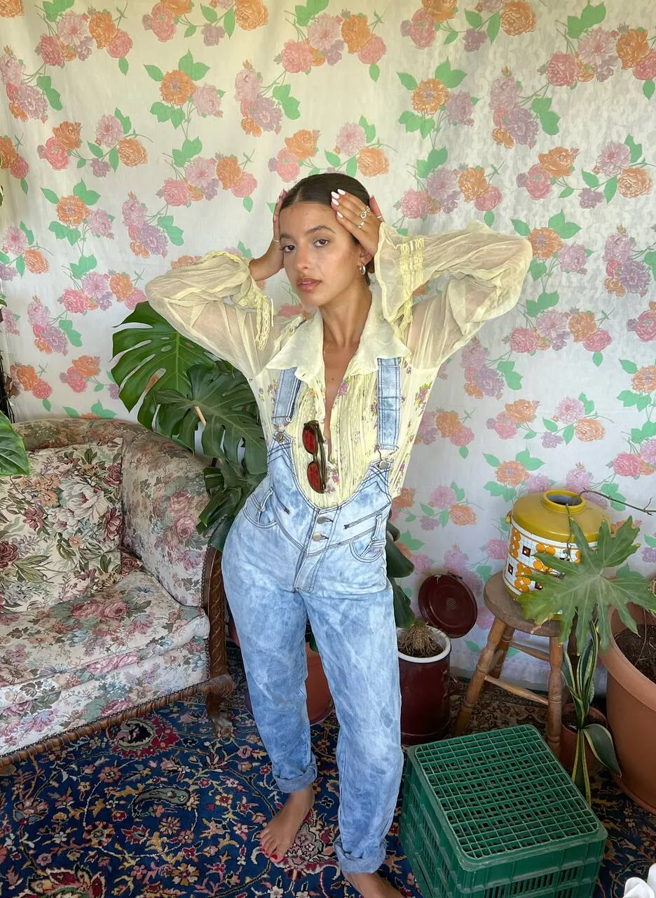 Unique Denim Vintage Overall