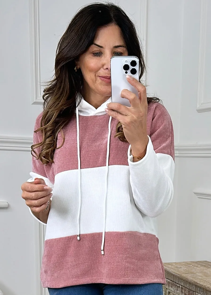 Vada Pink Soft Touch Hoodie