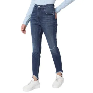 Vero Moda Women's Skinny Jeans (167280901-Medium Blue Denim_Medium 25)