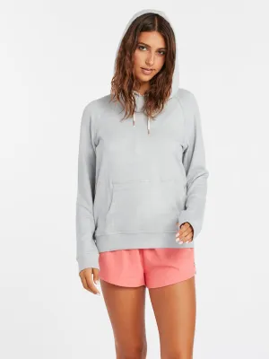 Volcom Lil Hooded Sweatshirt-Daze Grey