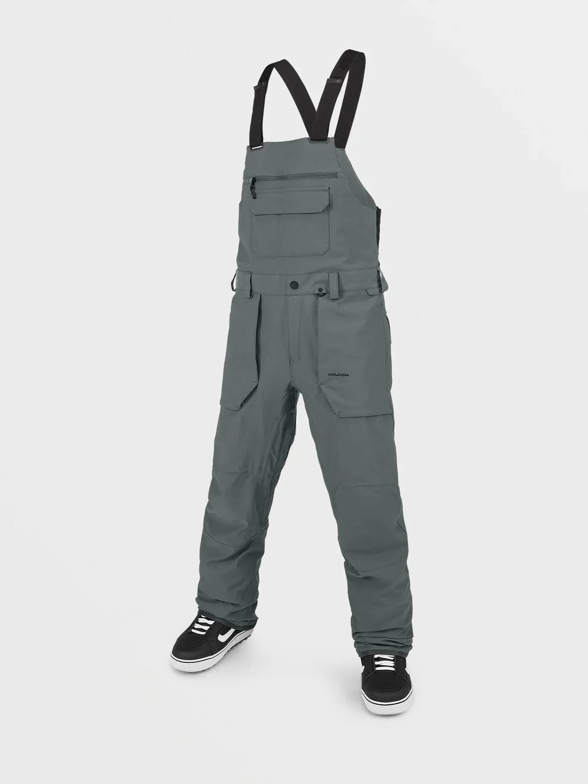 Volcom Roan Bib Overall - Charcoal