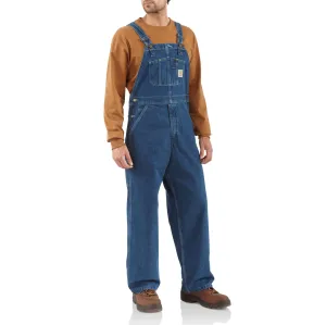 Washed Denim Bib Overall/Unlined