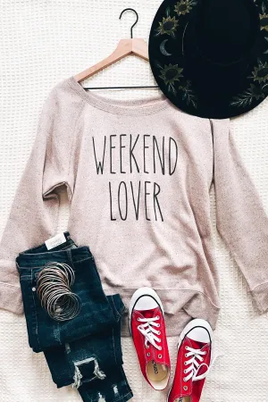 Weekend Lover Relaxed Scoop Neck Pullover