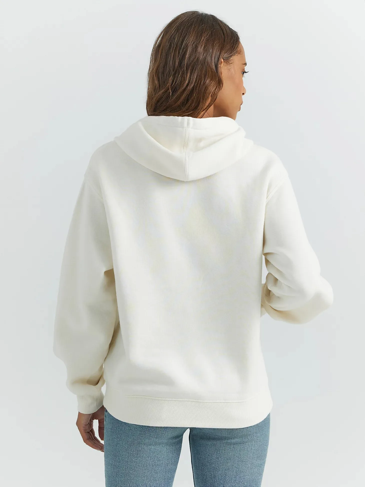 Wrangler Retro Women's Bold Logo Hoodie in White