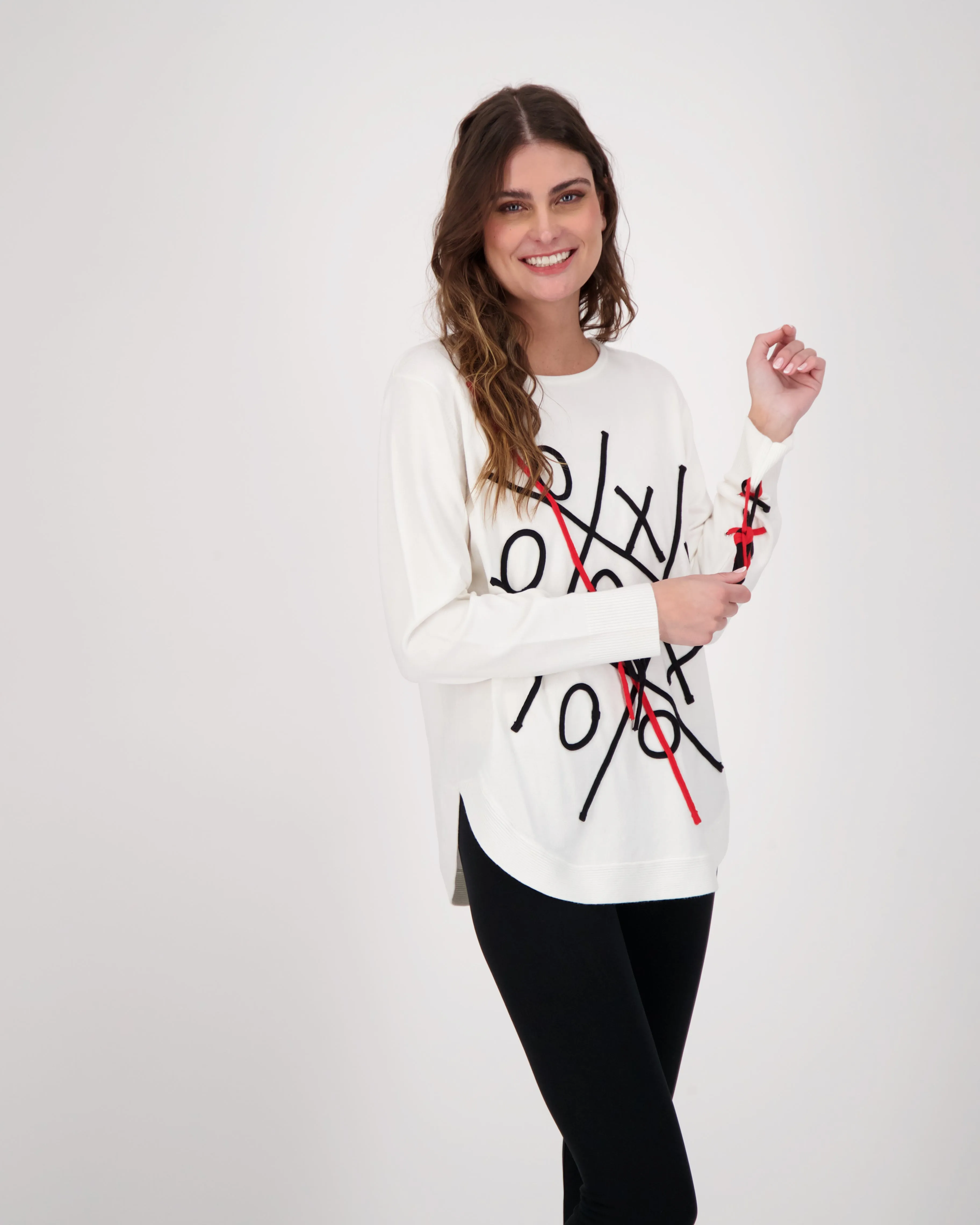 Xoxo Knit Sweater Top