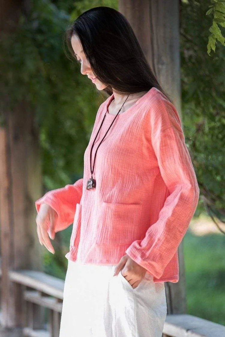 Zen Linen Shirts With Pockets  | Zen